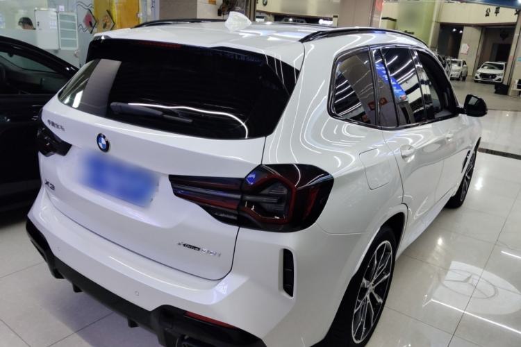 Used BMW X3 2022 xDrive30i Luxury Model M Night Sky Package Rear Right 45 Deg