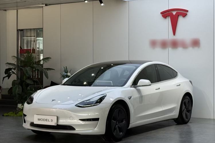 Used Tesla Model 3 2019 Standard Range Rear-Wheel Drive Upgraded Version (60 kWh) Front Left 45 Deg