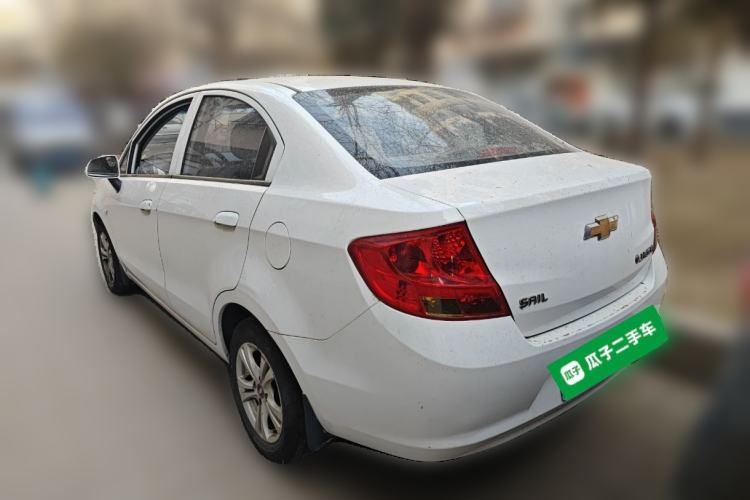 Used Chevrolet Sail 2013 Sedan 1.4L AMT Enjoy Edition Rear Left 45 Deg