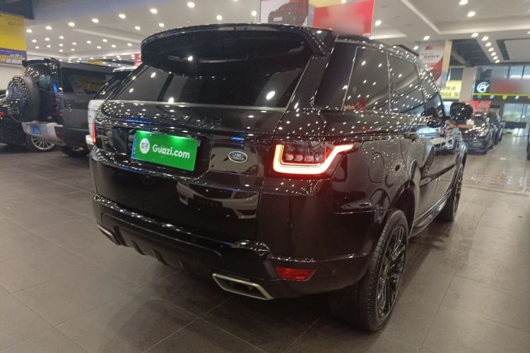 Used Land Rover Range Sport 2022 3.0 L6 YAO Black Edition Rear Right 45 Deg