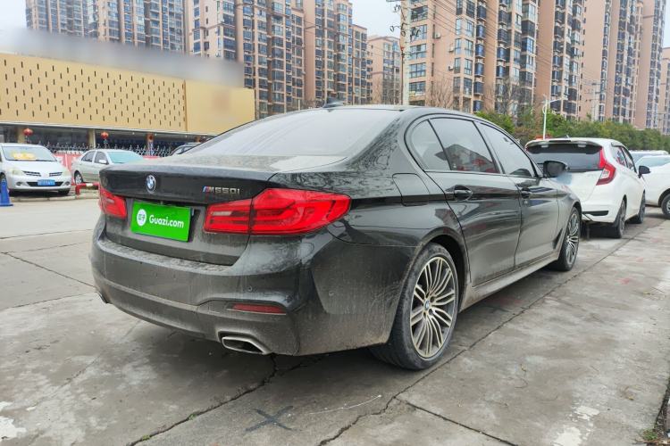 Used BMW 5 Series 2019 530Li Leading Model M Sport Package Rear Right 45 Deg