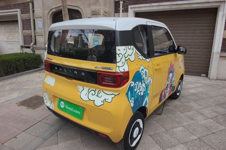 Used Wuling Hongguang MINIEV 2021 Macaron Premium Model – Lithium Iron Phosphate Rear Right 45 Deg