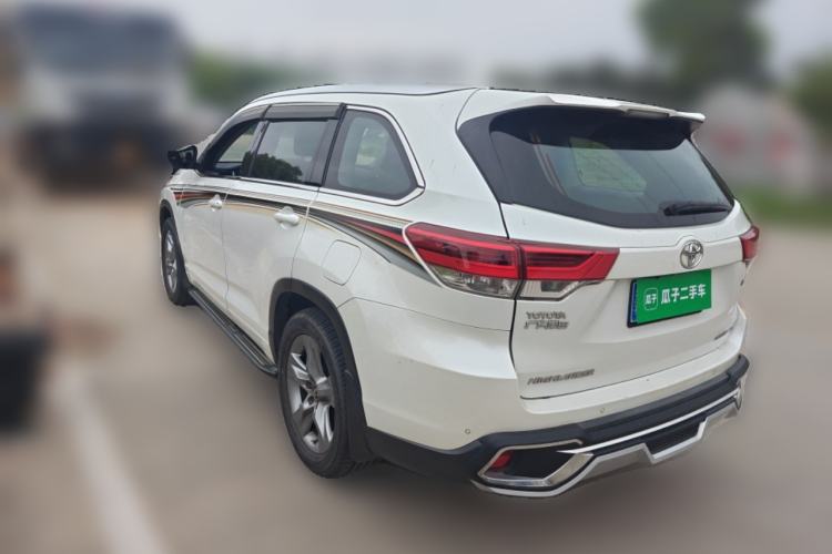 Used Toyota Highlander 2018 2.0T Four-Wheel Drive Luxury Edition 7 Seats China V Emission Standard Rear Left 45 Deg