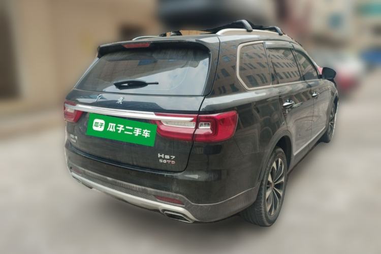 Used Hongqi HS7 2021 3.0T Automatic All-Wheel Drive ZhiLian Flagship Edition Rear Right 45 Deg