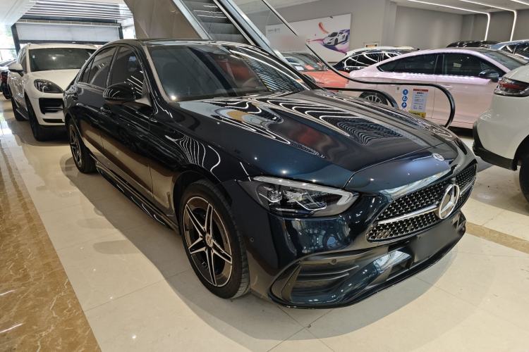 Used Mercedes-Benz C-Class 2023 C 260 L Bright Night Sports Edition Front Right 45 Deg