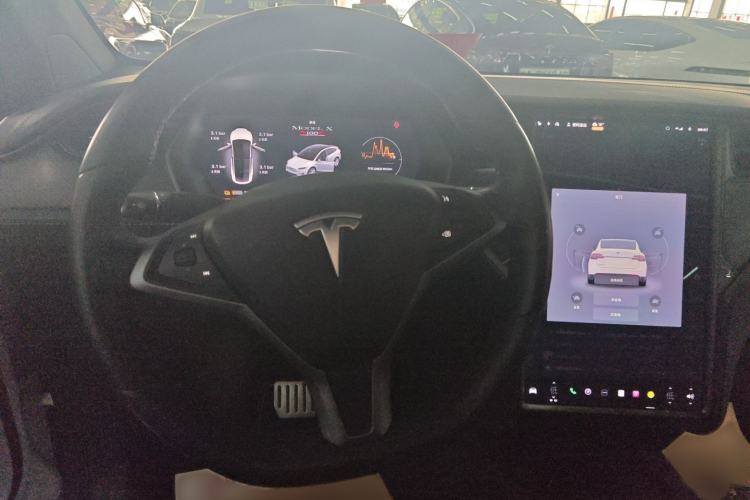 Used Tesla Model X 2016 X P100D Performance High-Performance Edition Steering Wheel