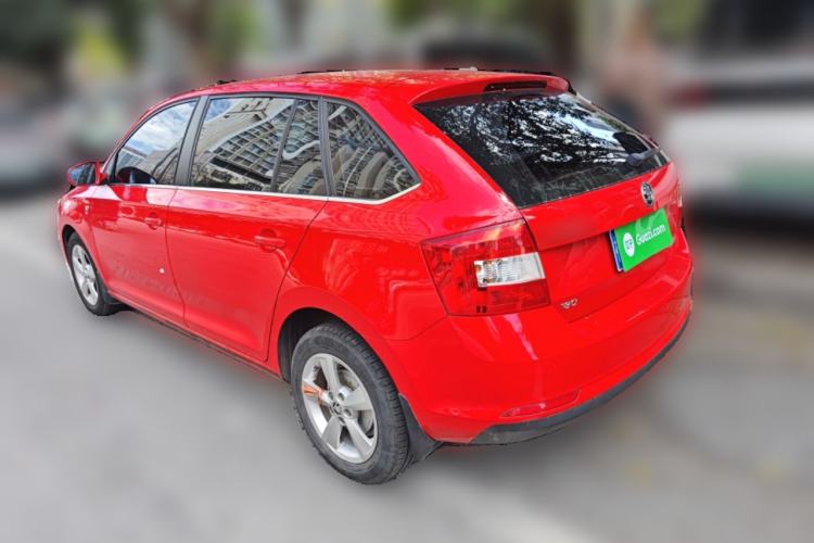 Used Skoda Rapid Spaceback 2016 1.6L Automatic Chuanxing Edition Rear Left 45 Deg