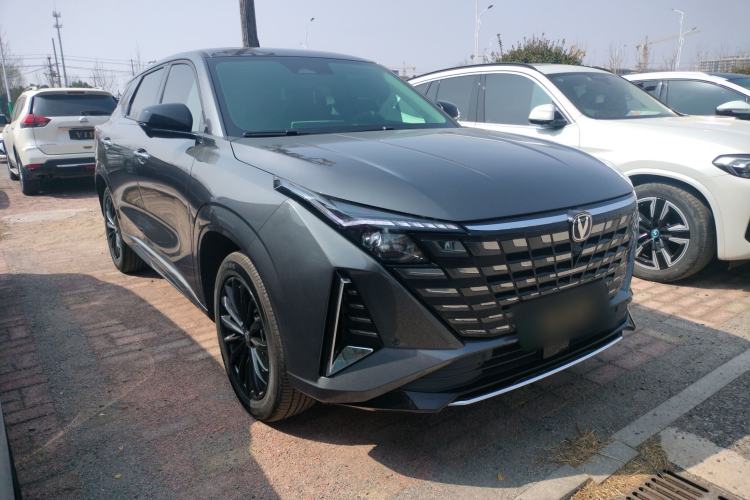 Used CHANGAN UNI-Z New Energy 2024 Blue Whale Smart Electric iDD 125km Leading Model Front Right 45 Deg