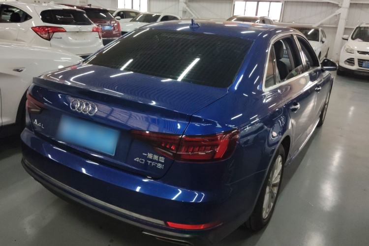 Used Audi A4L 2019 40 TFSI Ambition China VI Rear Right 45 Deg