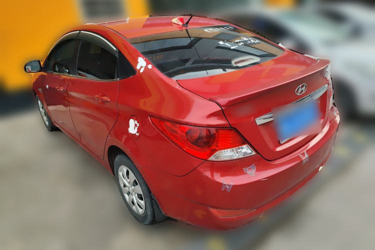 Used Hyundai Verna (older generation) 2010 Sedan 1.4L Manual Comfort GS Rear Left 45 Deg