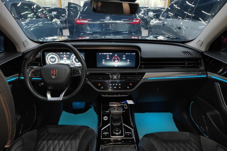 Used Hongqi HS5 2022 Facelifted Version 2.0T Smart Connect Flagship All-Wheel-Drive Edition Center Console