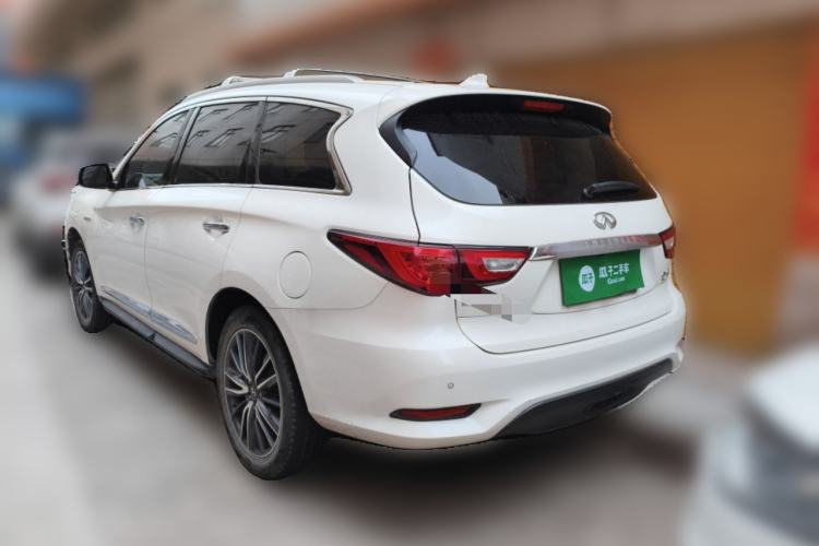 Used Infiniti QX60 2018 2.5 S/C Hybrid Two-Wheel-Drive Champion Family Edition Rear Left 45 Deg