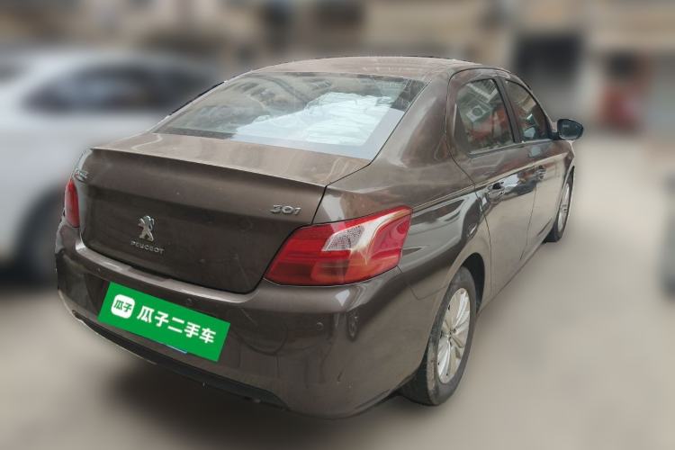 Used Peugeot 301 2014 1.6L Automatic Comfort Edition Rear Right 45 Deg