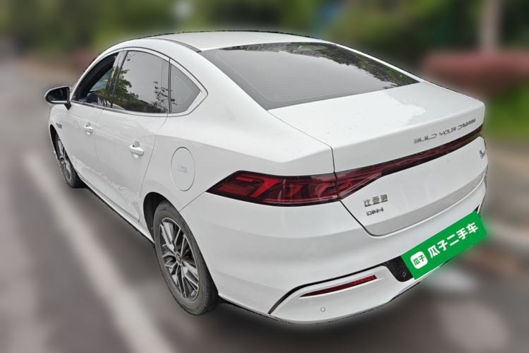 Used BYD Qin PLUS 2021 DM-i 55KM Flagship Model Rear Left 45 Deg