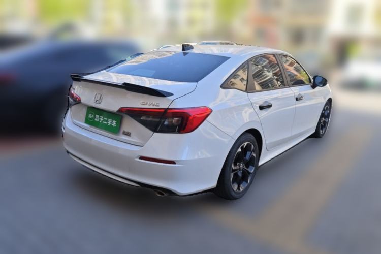 Used Honda Civic 2022 240TURBO CVT Dynamic Edition Rear Right 45 Deg