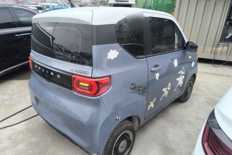 Used Wuling Hongguang MINIEV 2021 Macaron Fashion Edition Lithium-Ion Battery Rear Right 45 Deg
