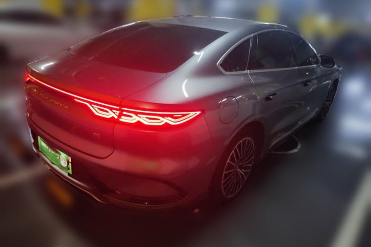 Used BYD Han 2022 DM-i 121KM Prestige Model Rear Right 45 Deg