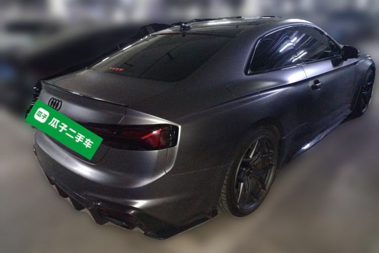 Used Audi RS 5 2021 RS 5 2.9T Coupe Obsidian Edition Rear Right 45 Deg