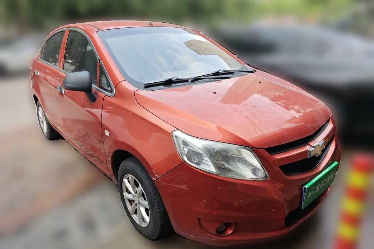 Used Chevrolet Sail 2013 Sedan 1.2L Manual Fashion Edition Front Right 45 Deg