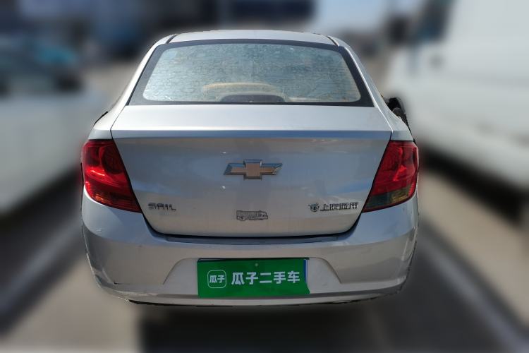 Used Chevrolet Sail 2013 Sedan 1.2L Manual Fashionable Happiness Edition Rear