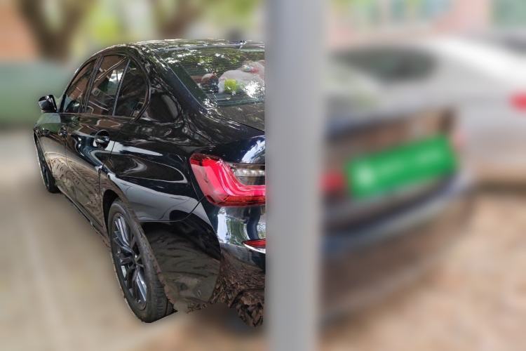 Used BMW 3 Series 2022 325i M Sport Night Edition Package Rear Left 45 Deg