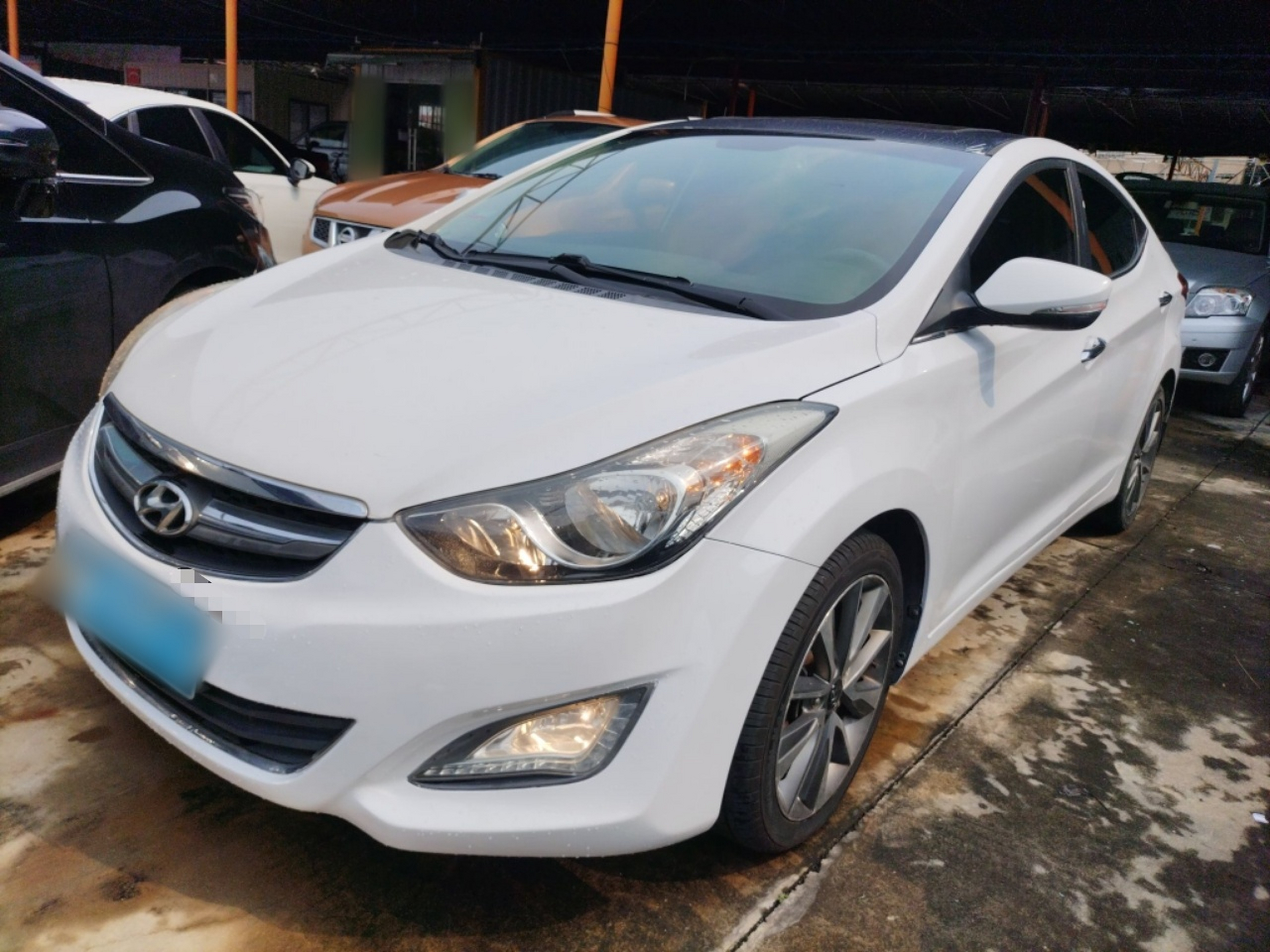 Parte inferior delantera