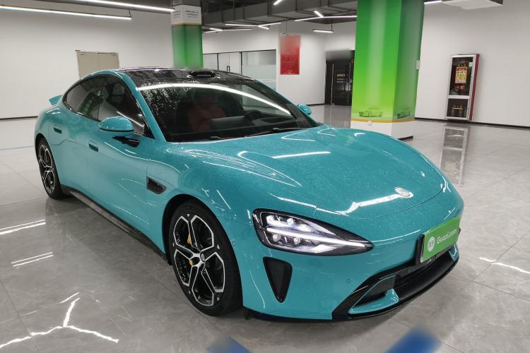 Used Xiaomi Auto SU7 2024 Four-Wheel Drive Ultra-Long Range Advanced Intelligent Driving Max Edition Front Right 45 Deg