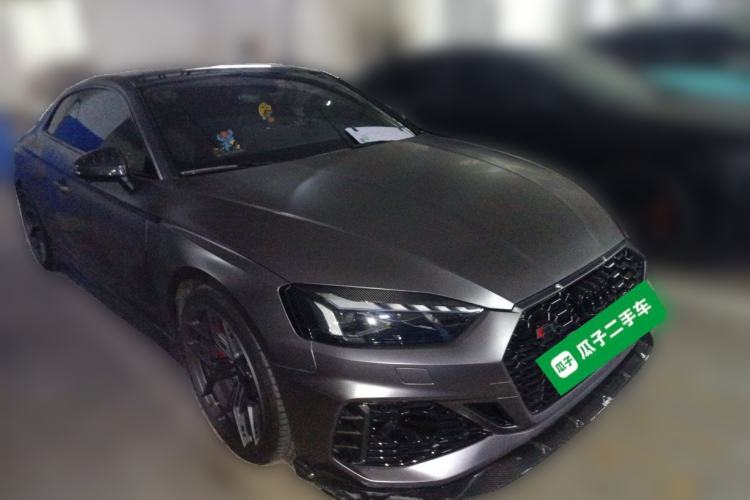 Used Audi RS 5 2021 RS 5 2.9T Coupe Obsidian Edition Front Right 45 Deg