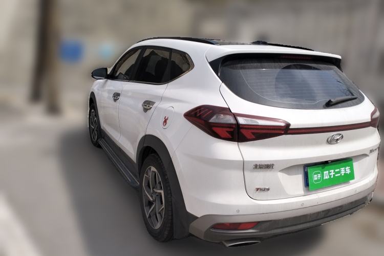 Used Hyundai Tucson 2019 280TGDi Dual-Clutch Two-Wheel Drive Fashion Edition China V Standard Rear Left 45 Deg