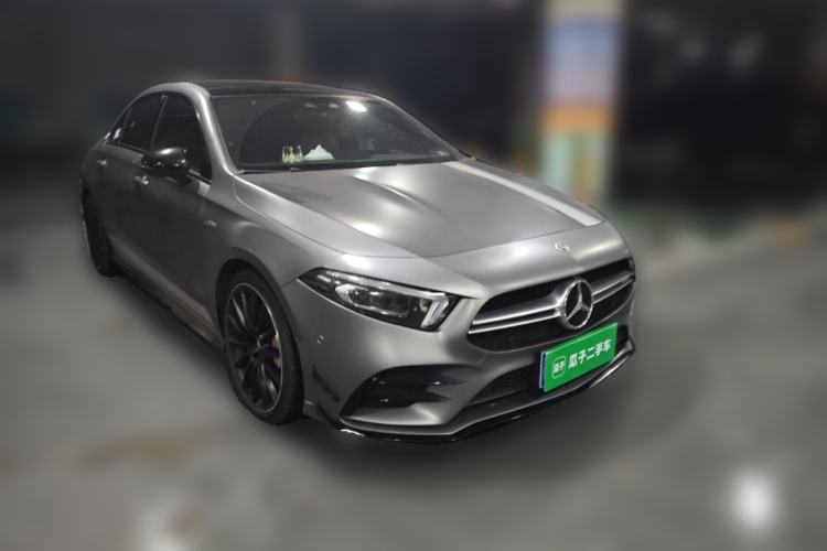 Used Mercedes-Benz A AMG 2022 AMG A 35 L 4MATIC Front Right 45 Deg