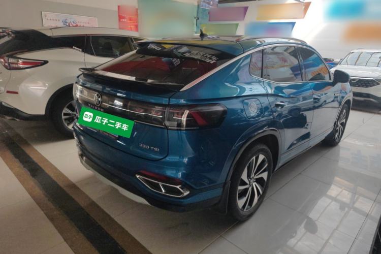 Used Volkswagen Tayron X 2023 330TSI Two-Wheel-Drive Prestige High-Energy Version Rear Right 45 Deg