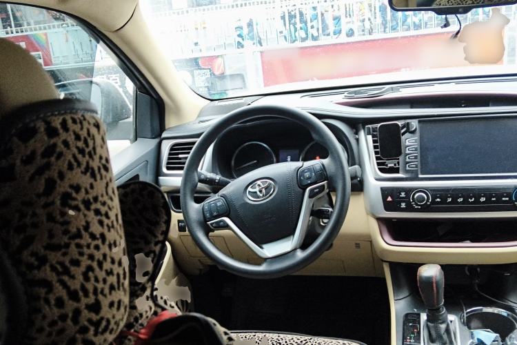 Used Toyota Highlander 2015 2.0T Four-Wheel Drive Elite Edition 7-Seater Steering Wheel