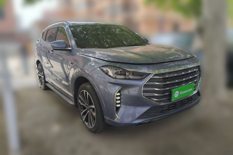 Used JETOUR X70 PLUS 2021 1.6T DCT Tian 7-seater Front Right 45 Deg