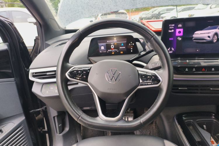 Used Volkswagen ID.4 CROZZ 2021 Long-Range Lite PRO Two-Wheel Drive Version Steering Wheel