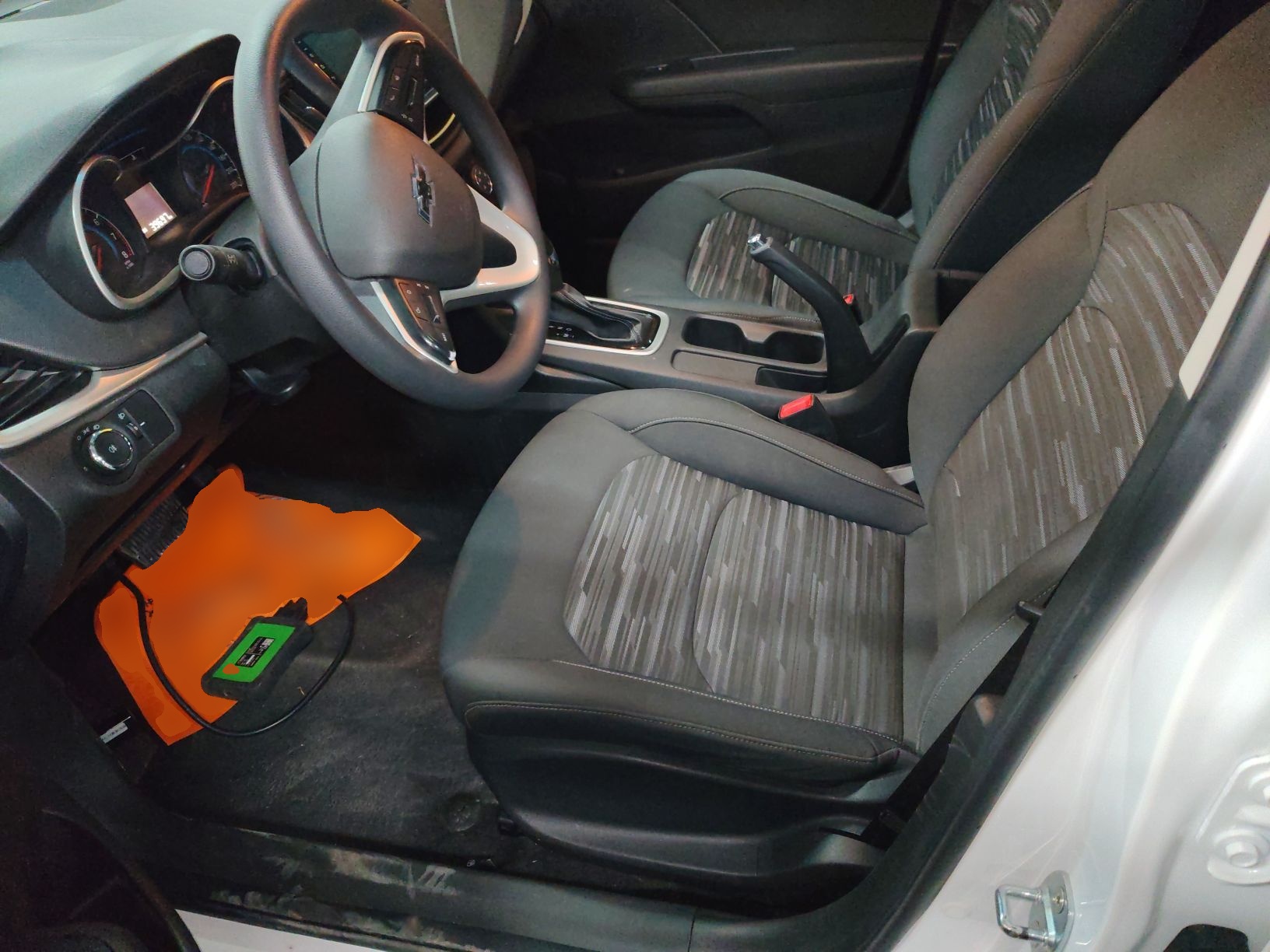 Переднее сиденье в автомобиле