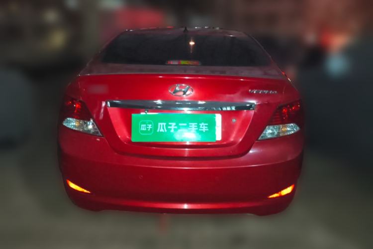 Used Hyundai Verna (older generation) 2010 Sedan 1.4L Automatic Fashionable GT Model Rear