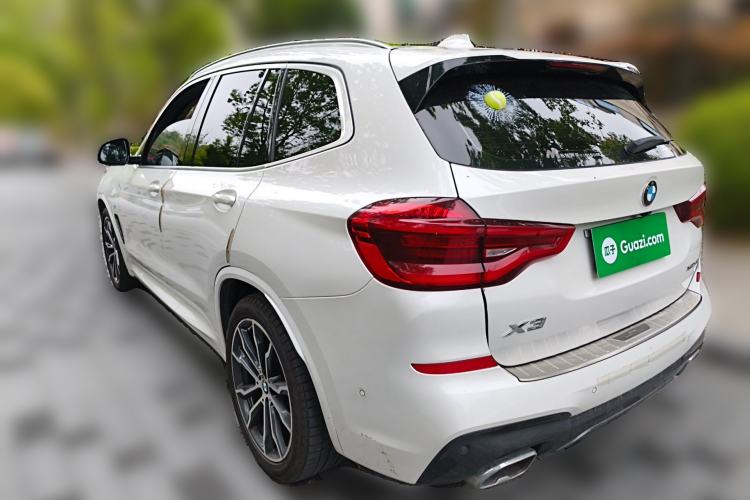 Used BMW X3 2020 xDrive30i Luxury Model with M Sport Package Rear Left 45 Deg