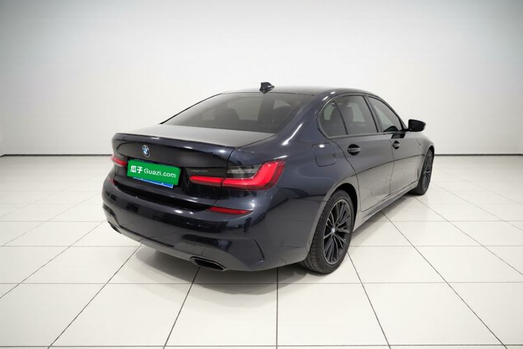 Used BMW 3 Series 2021 325Li M Sport Shadowline Package Rear Right 45 Deg