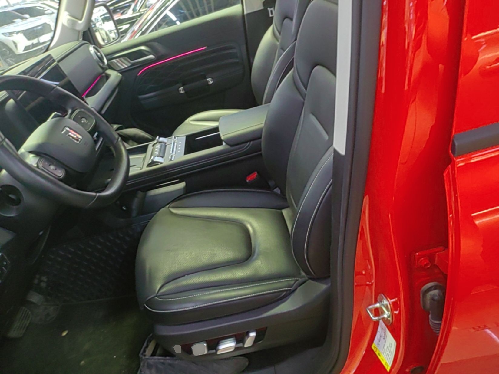 Avant de la voiture