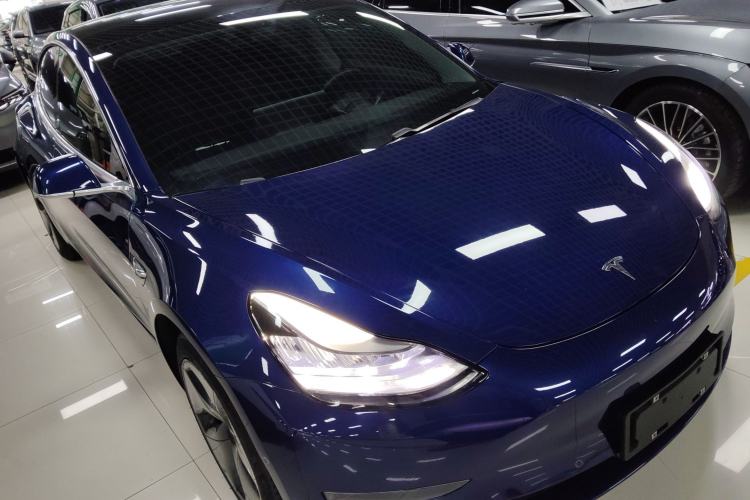 Used Tesla Model 3 2020 Refreshed Version Long-Range Rear-Wheel Drive Front Right 45 Deg