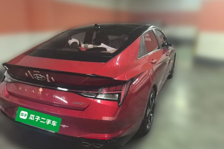 Used Hyundai Elantra 2021 240TGDi DCT TOP Flagship Edition Rear Right 45 Deg