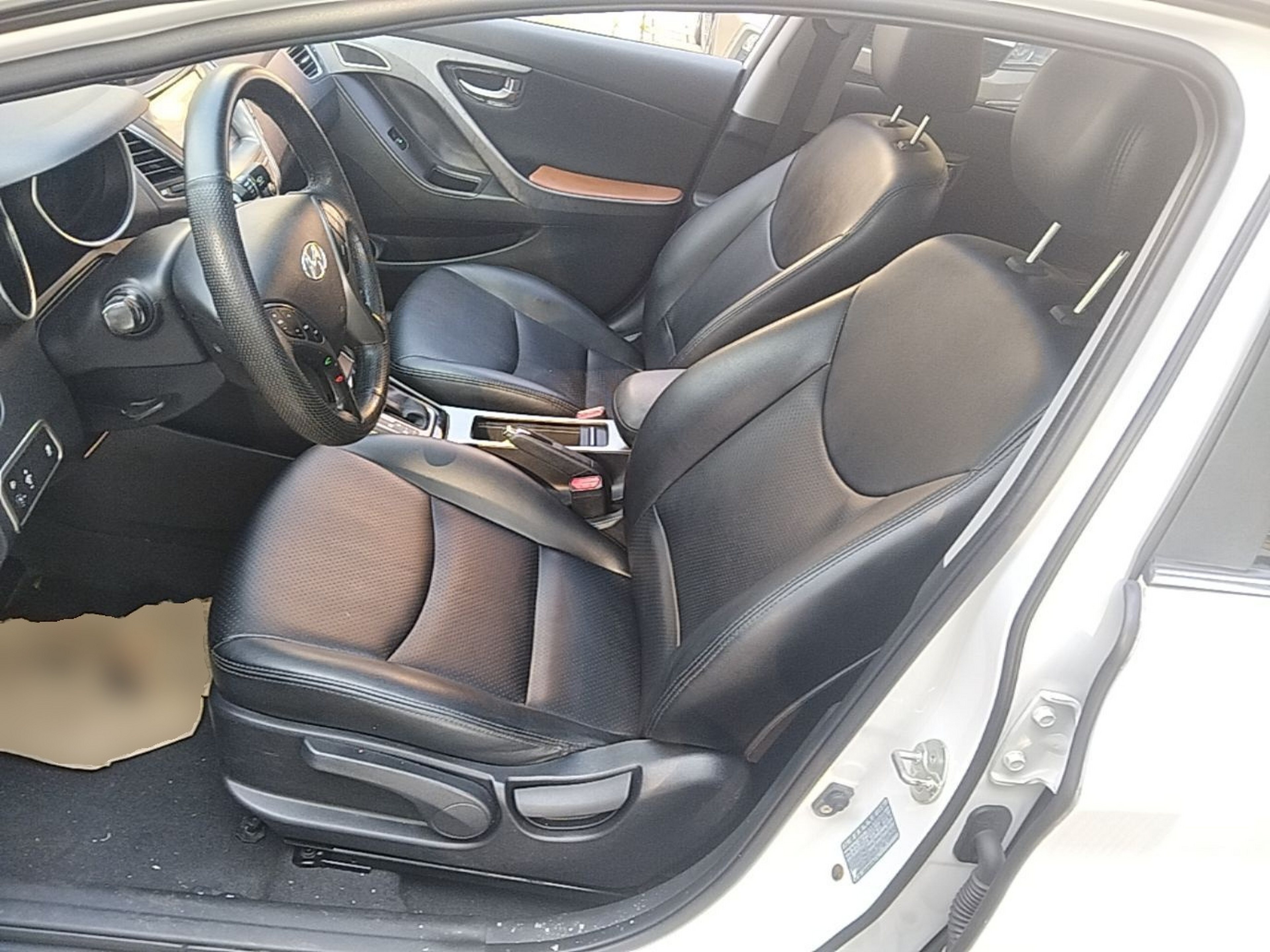 Avant de la voiture