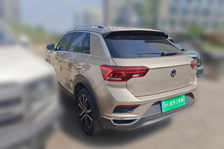 Used Volkswagen T-ROC 2021 280TSI DSG Two-Wheel Drive Comfort Connect Edition Rear Left 45 Deg