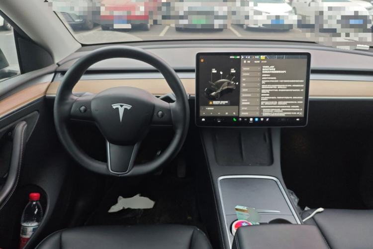 Used Tesla Model Y 2021 Standard Range Rear-Wheel Drive Version Steering Wheel