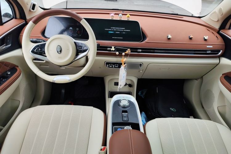 Used ORA Good Cat 2022 Morandi Edition 400km Standard Range Premium Version Lithium Iron Phosphate Center Console