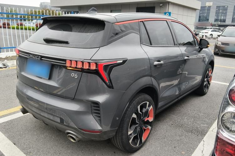 Used Lynk & Co 06 2021 1.5T Shero Pink Special Edition Rear Right 45 Deg