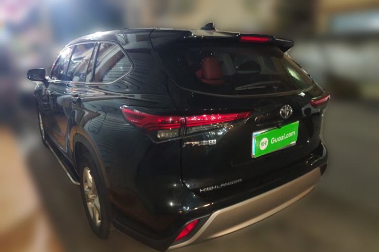 Used Toyota Highlander 2024 2.5L Smart Electric Hybrid Dual-Motor Two-Wheel-Drive Elite Edition 5 Seats Rear Left 45 Deg