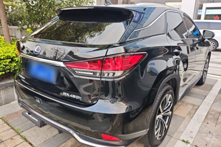 Used Lexus RX 2020 Revised Version 450h Four-Wheel Drive Elegant Edition Rear Right 45 Deg
