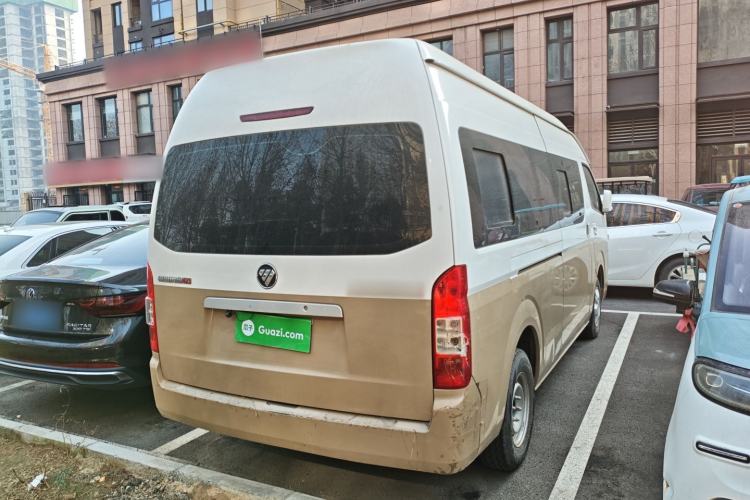 Used Foton Scenic G9 2021 2.4L Gasoline Commercial Version Long Wheelbase High Roof 6-Seater with Clear Windows Model 4K22D4M