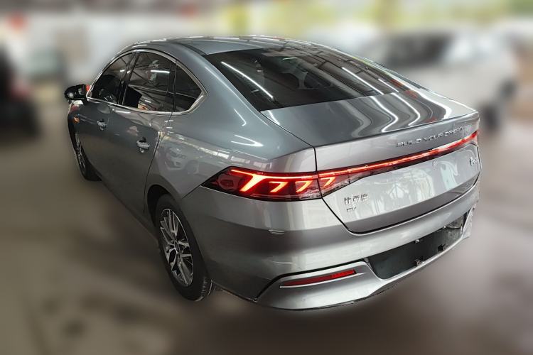 Used BYD Qin PLUS 2021 EV 500KM Luxury Model Rear Left 45 Deg